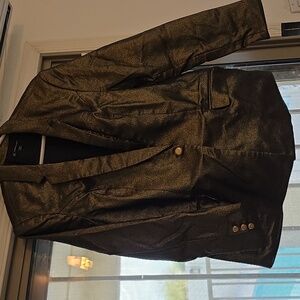 INC Gold ShimmerJacket Size XL Women's